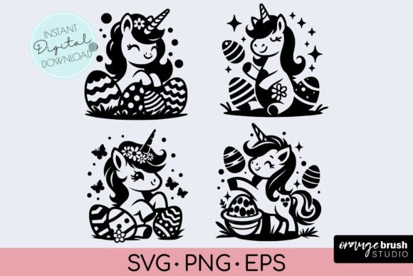 Download Easter Unicorn SVG Kids Easter SVG Files - Files Collection