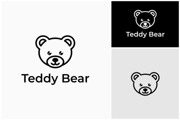 Download Teddy Bear Line Art Outline Logo - Bear Collection