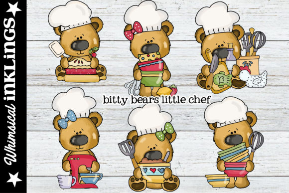 Download Bitty Bears Little Chef Clipart - Bear Collection