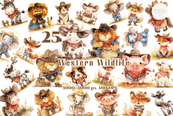 Download Western Animal Art, Cowboy Wildlife - Wild Collection