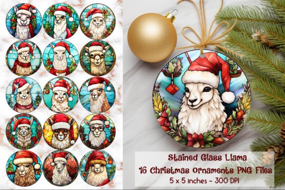 Download 16 Stained Glass Llama PNG Files - Files Collection