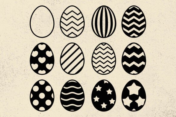 Download Easter Egg SVG Files, Easter Silhouette - Files Collection