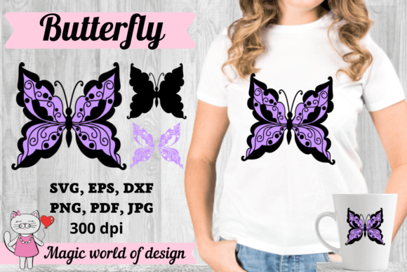 Download Purple Butterfly SVG Cricut Cutting File - Butterfly Collection