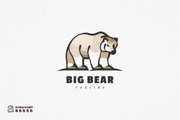 Download Bear Line Art Mascot Logo - Bear Collection