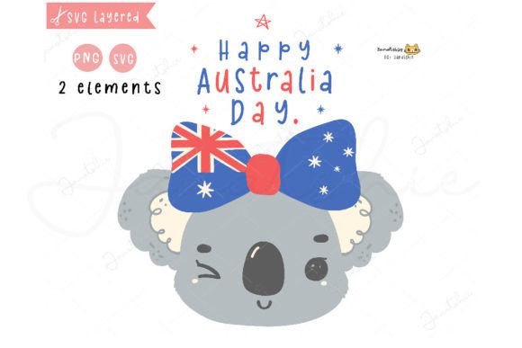 Download Australia Day Baby Koala Clipart SVG - Australia day Collection