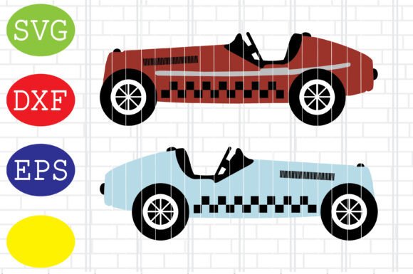 Download Vintage Race Car Svg, Retro Race Car Svg - Vintage Collection