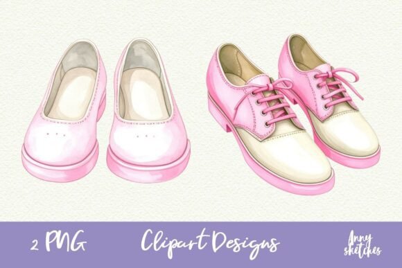 Download Vintage Pink Golf Shoes Saddle-Style - Vintage Collection
